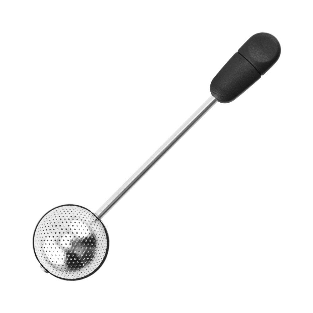 1pcs Tea Strainers Stainless Steel Tea Strainers For Loose Tea Fine Mesh Reusable Tea Leaf Infuser Food Grade Tea Filter black