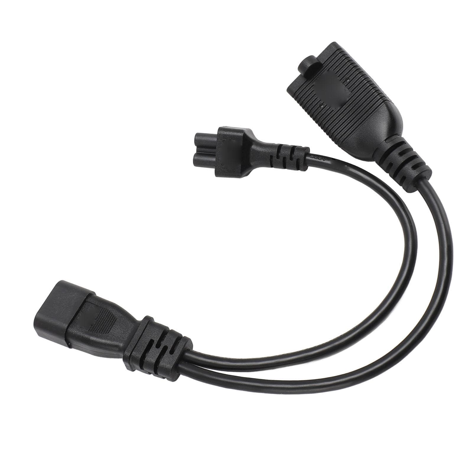 IEC320 C14 to C5 and Nema 5‑20R Power Cord IEC320 C14 Male to C5 and Nema 5‑20R Female Y Spliter
