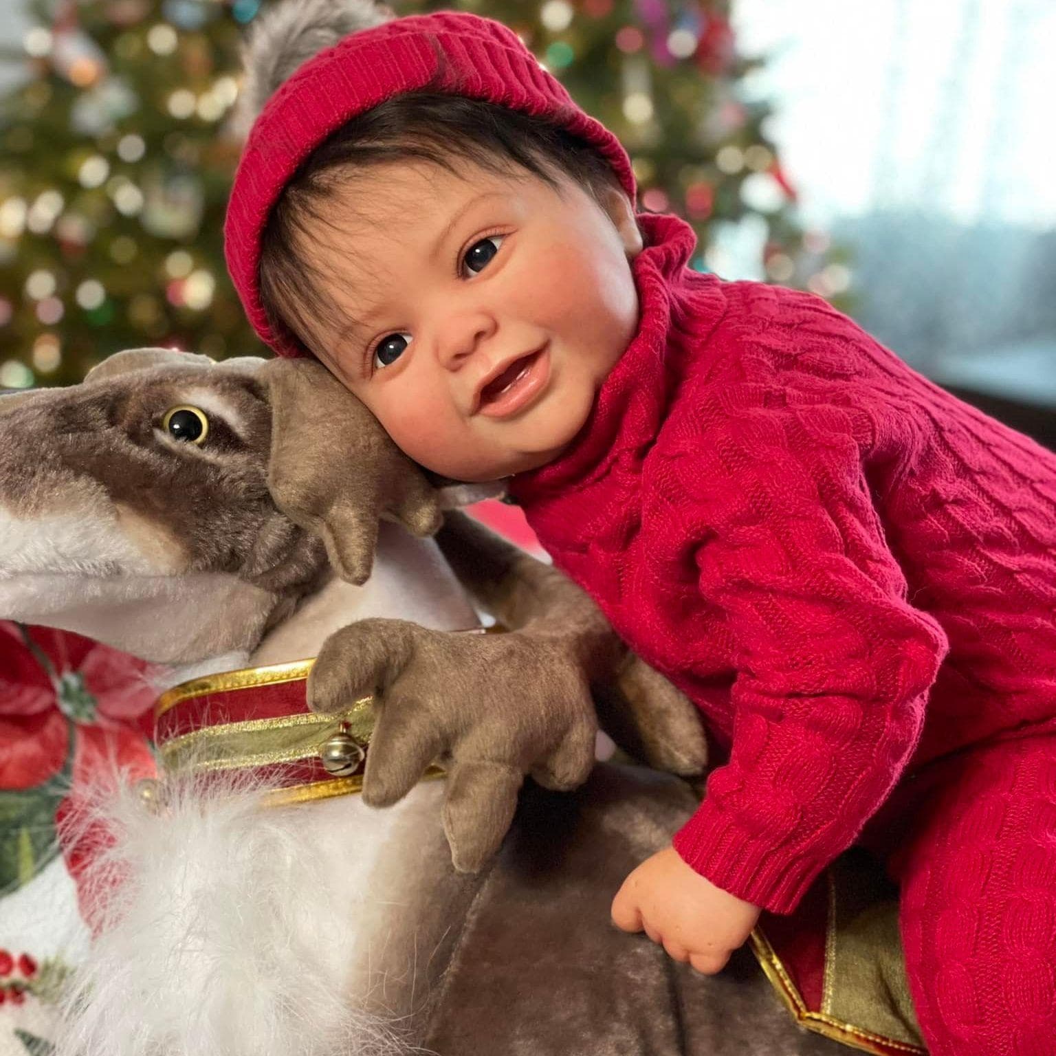 60 CM 3D-Paint Skin Soft Silicone Reborn Baby Doll For Girl Realistic Princess Toddler Art Bebe With Vascular Vein Like Real Finished doll