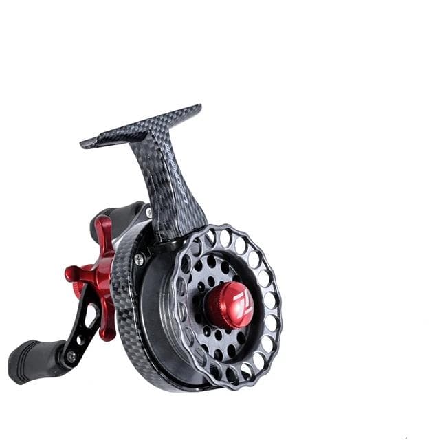 LEOFISHING Carbon Fishing Reels High Foot Designed Ice Fishing Goods 4 + 1BB 3.5:1 for Fishing Rods Accessories Max Power 20KG Right hand