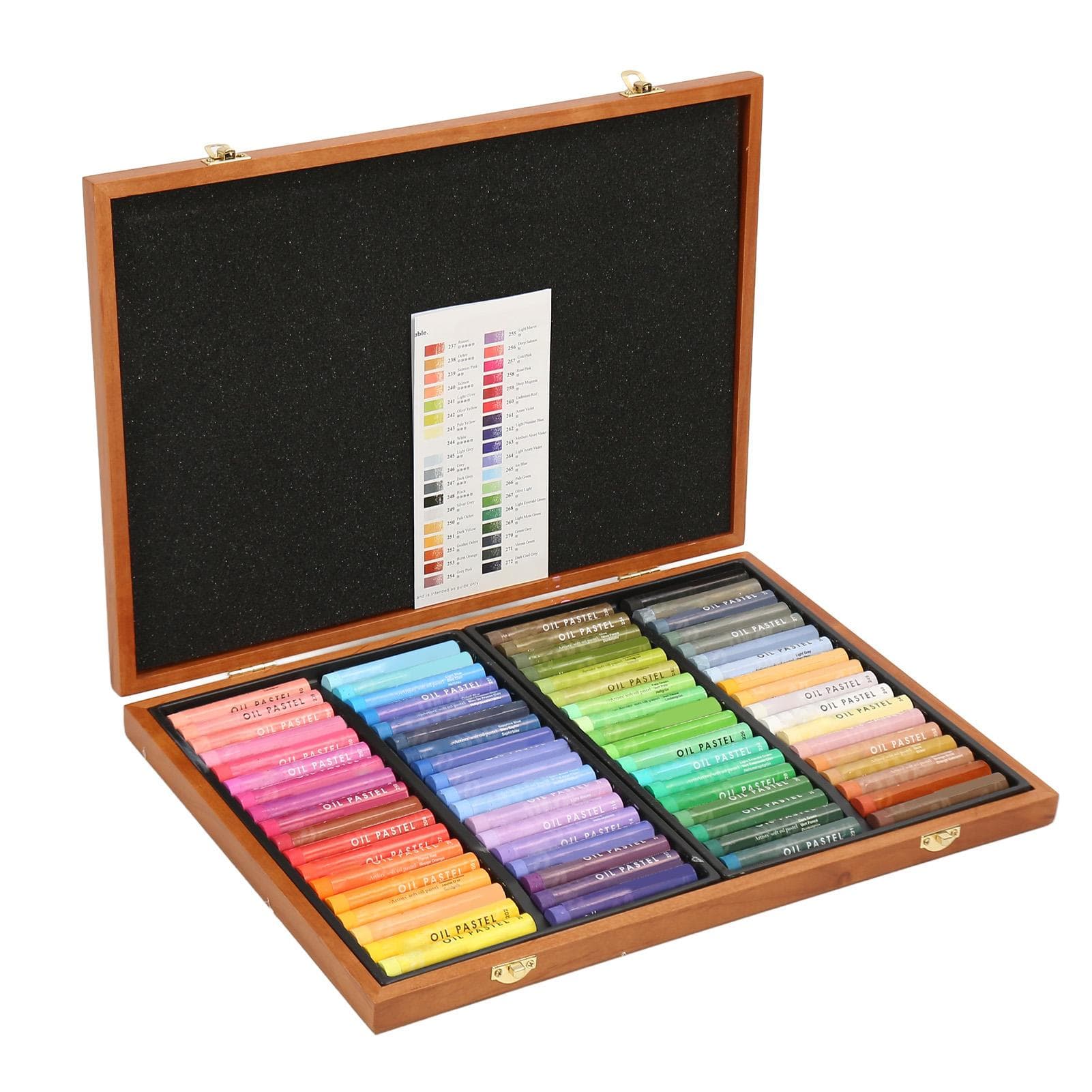 72 Colors Oil Pastel Set Soft Strong Adhesion Easy Coloring Drawing Pastels for Portraits Art