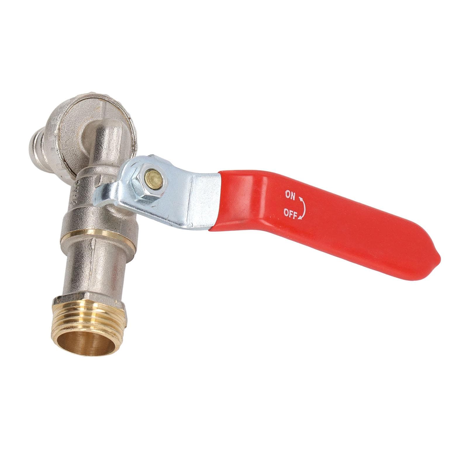 Sink Hose Adapter Replacement Brass Water Valve for Household Use 12in Outlet 34in Inlet