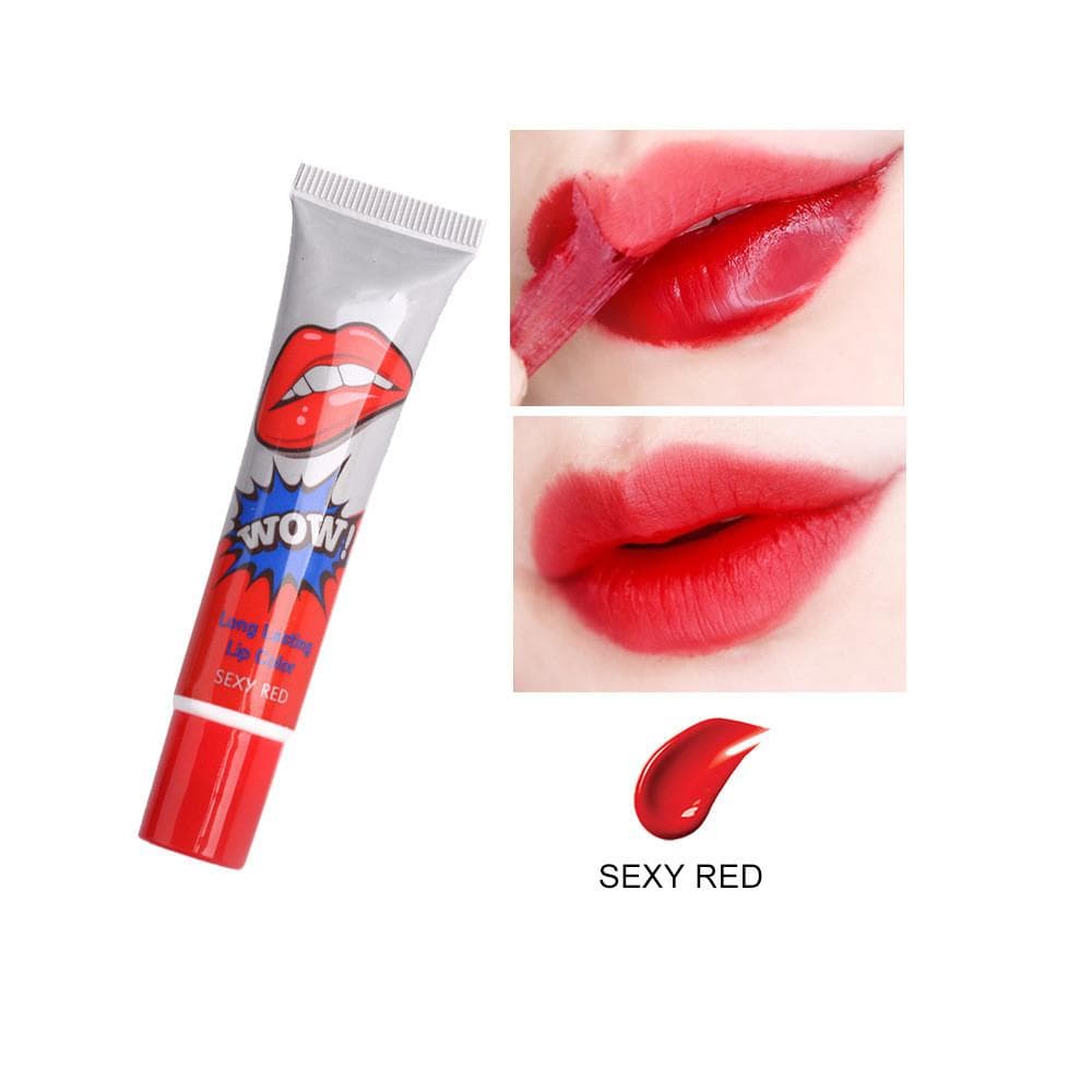 6 Colors Tear Pull Liquid Lipstick Long Lasting Lip Gloss Mask Base Waterproof Moisturizer Makeup Peel Off Lip Gloss Cosmetics