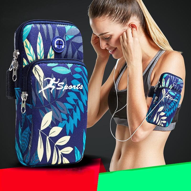 Hot2 Sizes Multi-function Outdoor Sports Mobile Phone Arm Bag Running Fitness Waterproof Equip 17.5*9CM