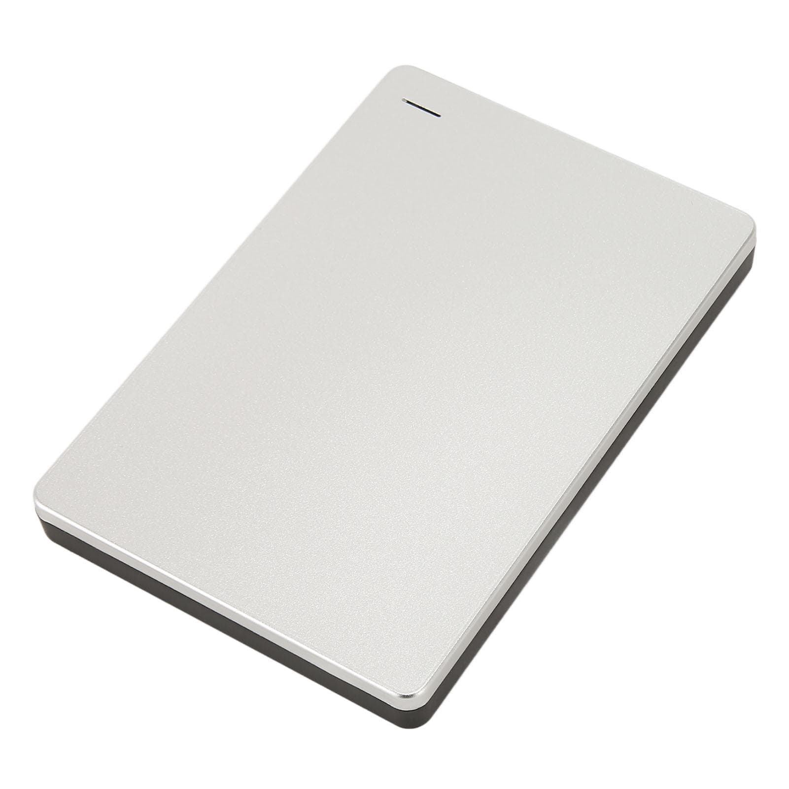 External Hard Drive 2.5 Inch USB 3.0 5Gbps Aluminium Alloy Plug and Play Ultra Slim Mobile Hard 160G silver