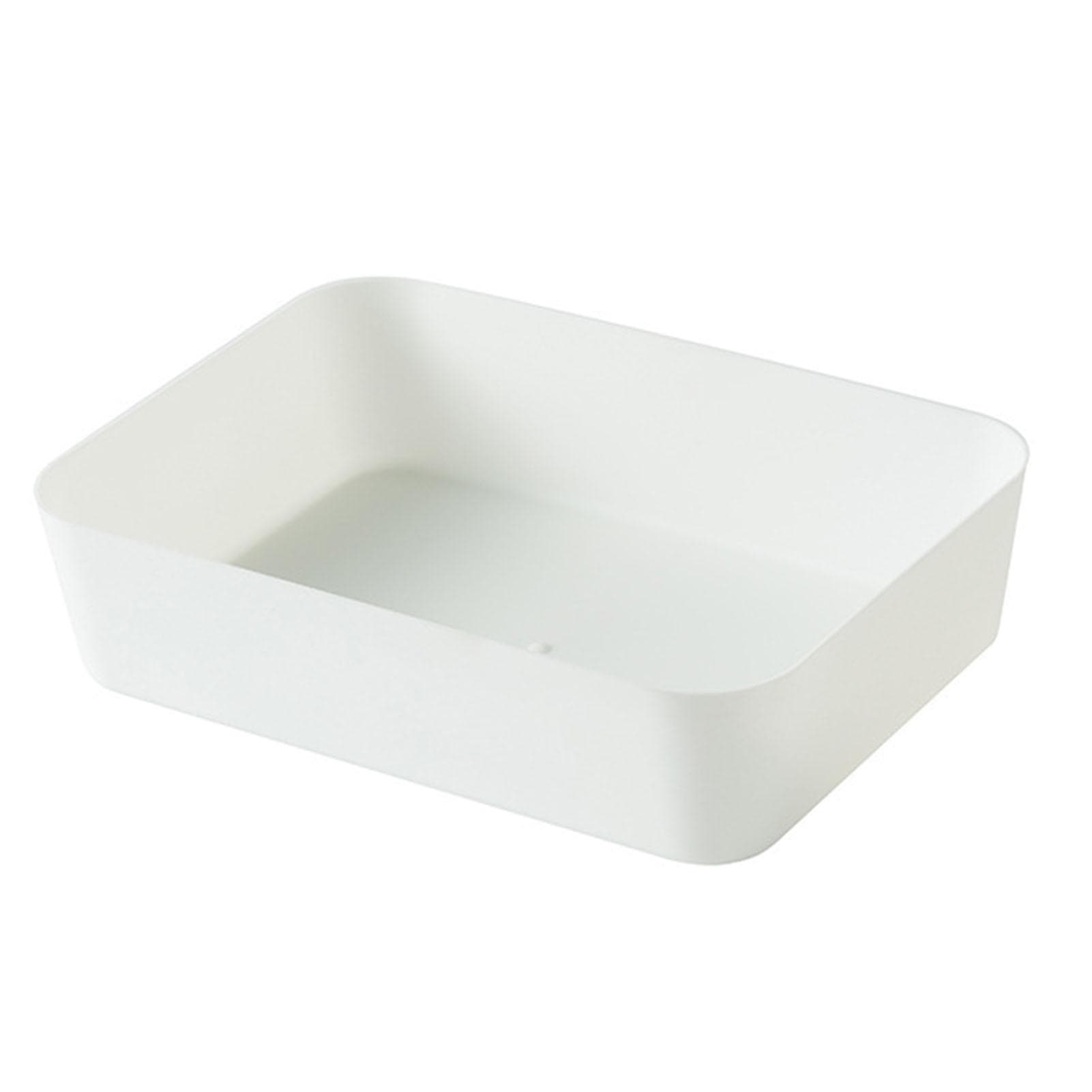 Desktop Storage Box Space Saving Sturdy Simple Design Versatile Storage Container Organizer for