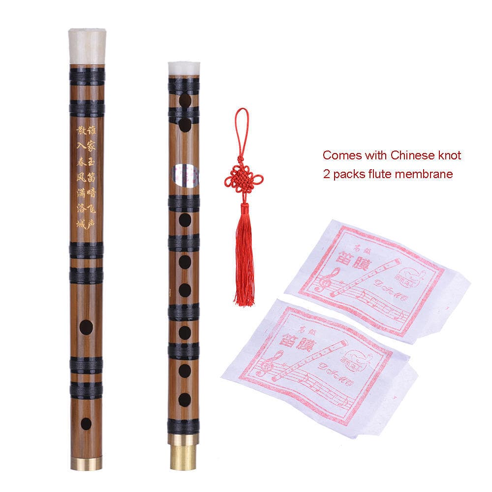 Handmade Bitter Bamboo Flute/Dizi Traditional Chinese Musical Woodwind