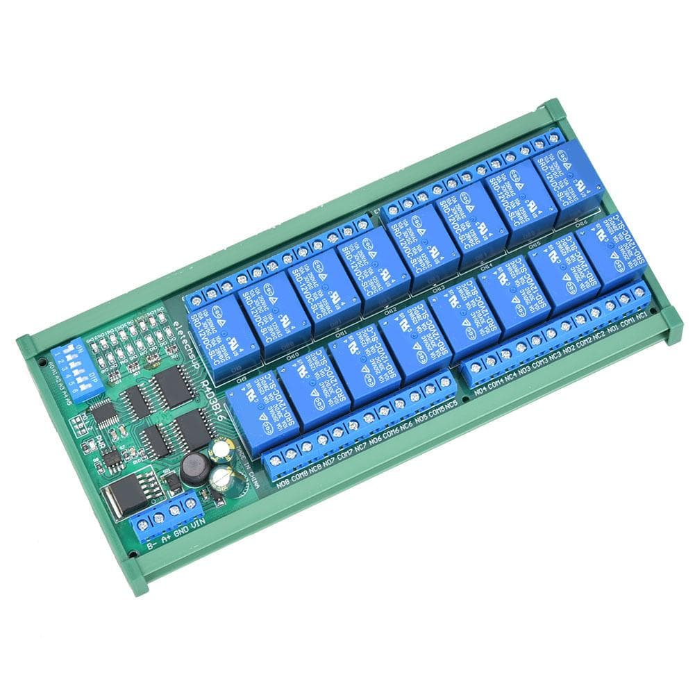 12V 6?Channel RS485 Relay PLC Electrical Expansion Module for RTU Protocol Remote Control R4D3B16?R