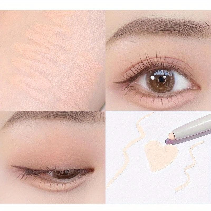 Liquid Eyeliner Lying Silkworm Pen Matte Shadow Crease Brightening Quick-dry Tea Brown Pen Glitter Cute Eye Bags