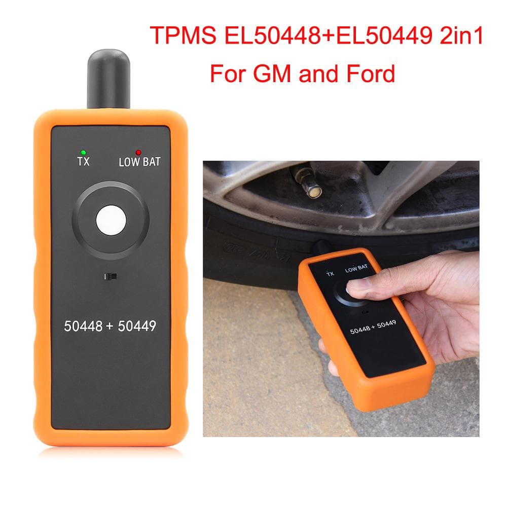 TPMS 50448 Plus 2in1 Auto TPMS Relearn Tool EL-50448 EL-50449 Tire Presure Monitor Sensor Support for GM Ford Reset Tool