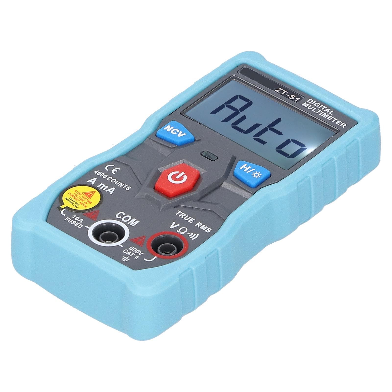 ZTS1 Handheld Digital Multimeter AC DC Current Voltage Resistance Meter Measuring Instrument