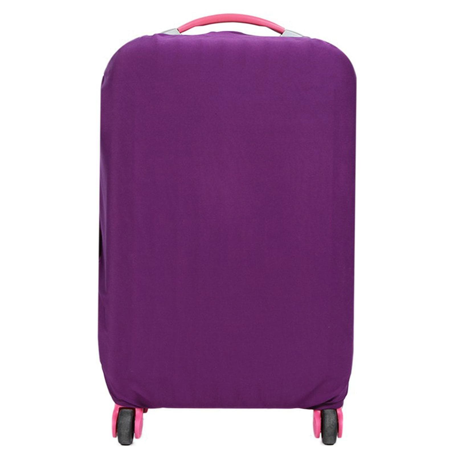 Travel Luggage Cover Elastic Suitcase Cover Dust Cover M purple