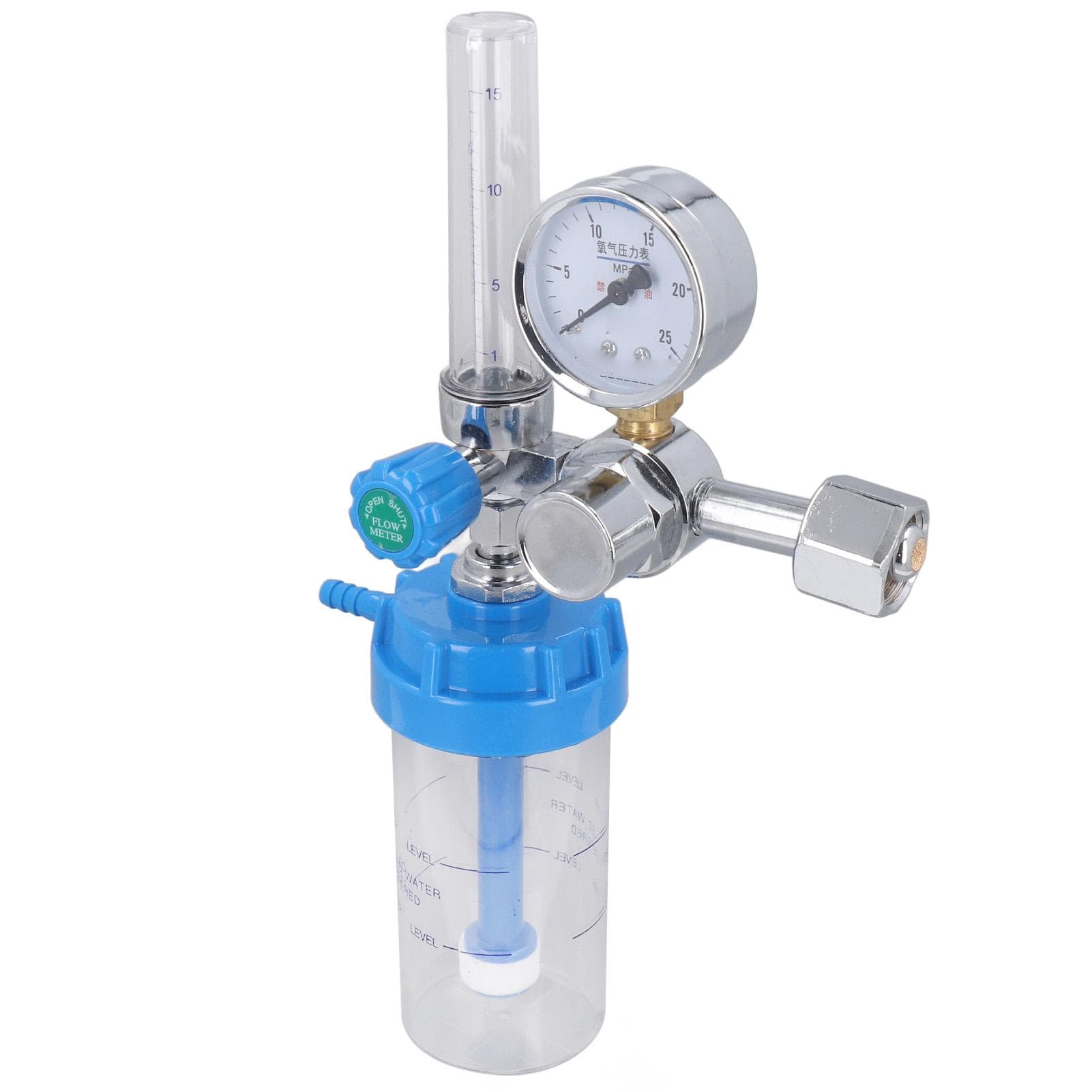 Y008 Oxygen Pressure Regulator Buoy Type Inhalator Flow Meter Absorber with BSP 58 Inch Inlet
