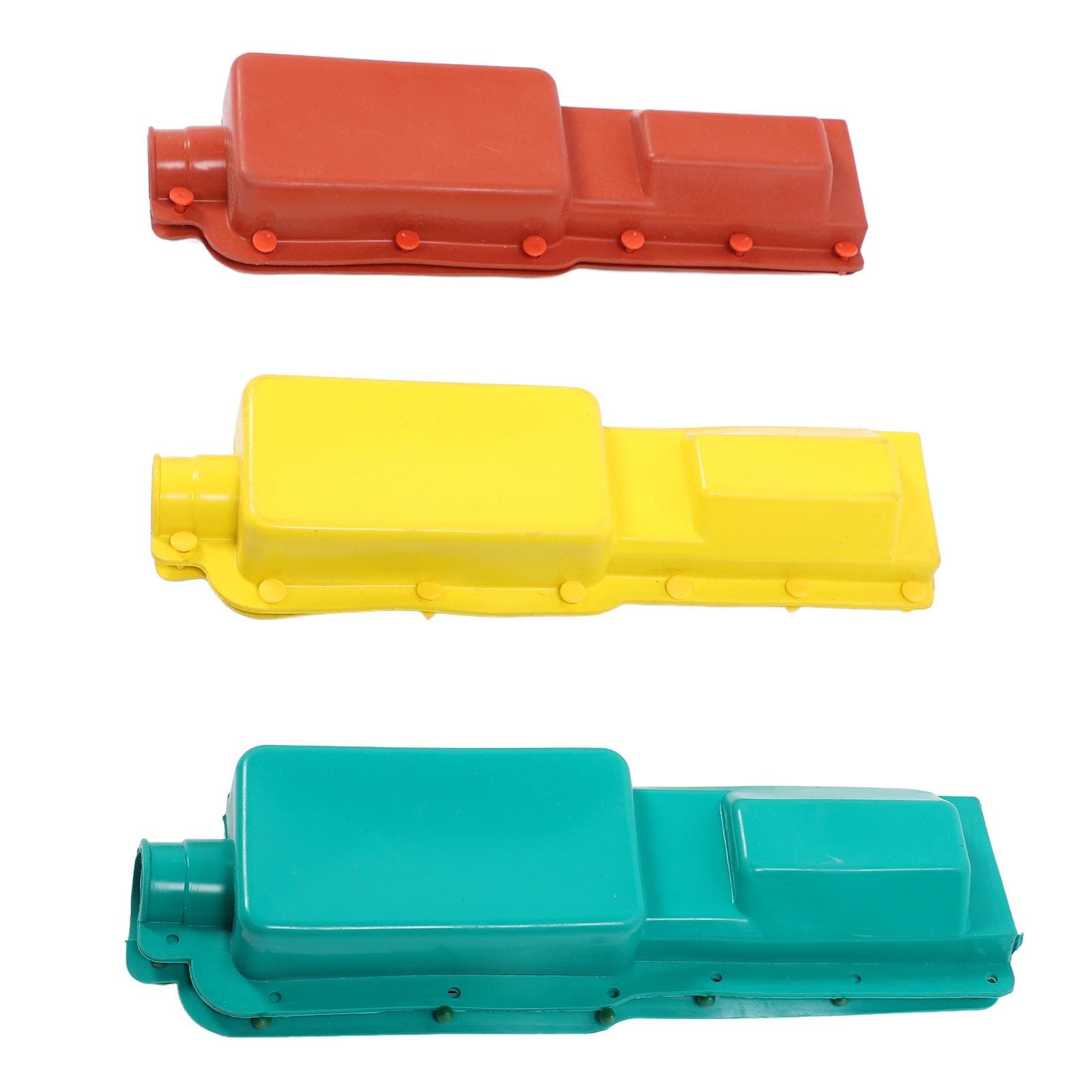 3Pcs Equipment Cable Clamp Sheath Rubber Silicone Insulated 10KV High Low Voltage Wire Clamp Cover