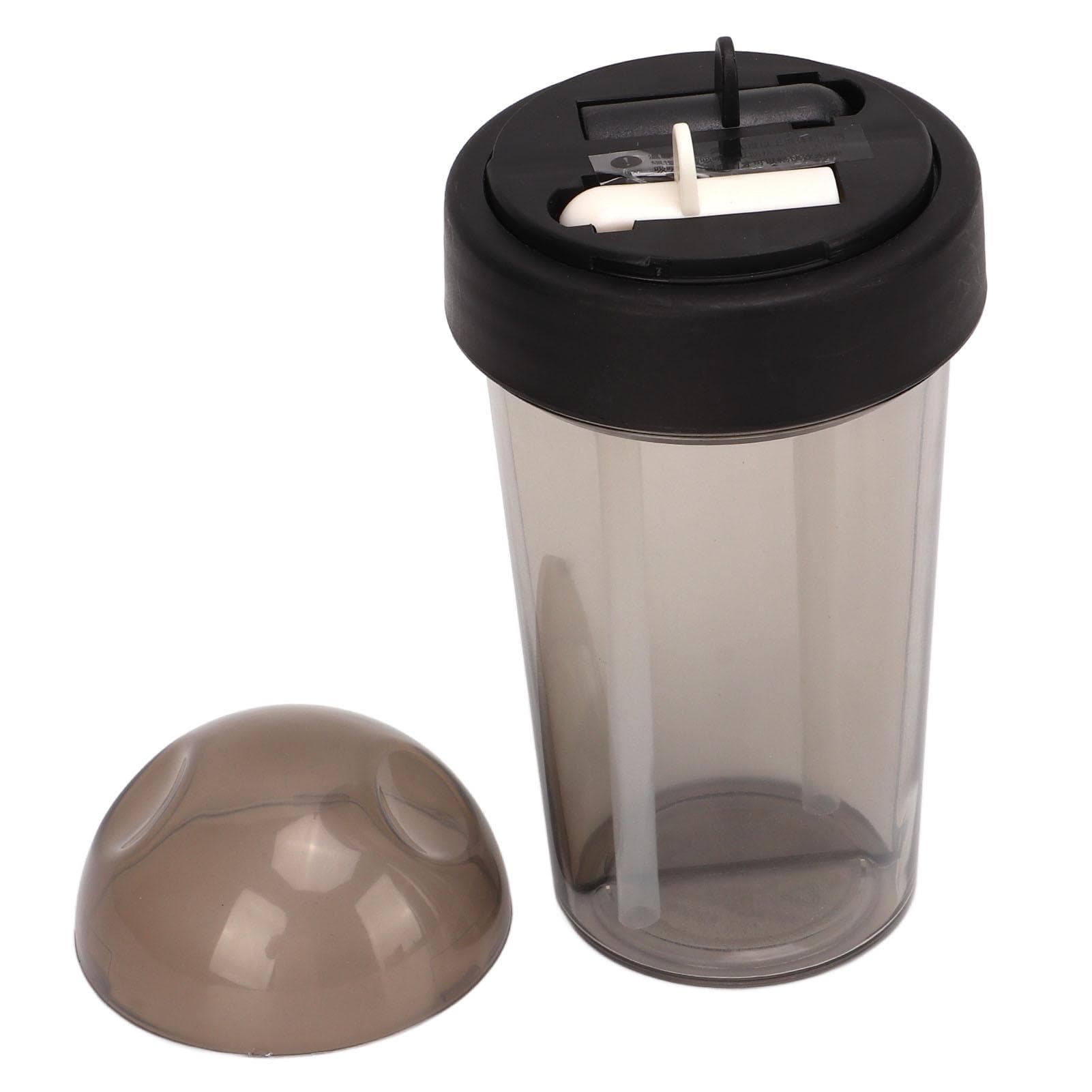 Dual Drink Bottle Dustproof Leakage Proof Portable Dual Use Straw Cup with Sticker for Sports