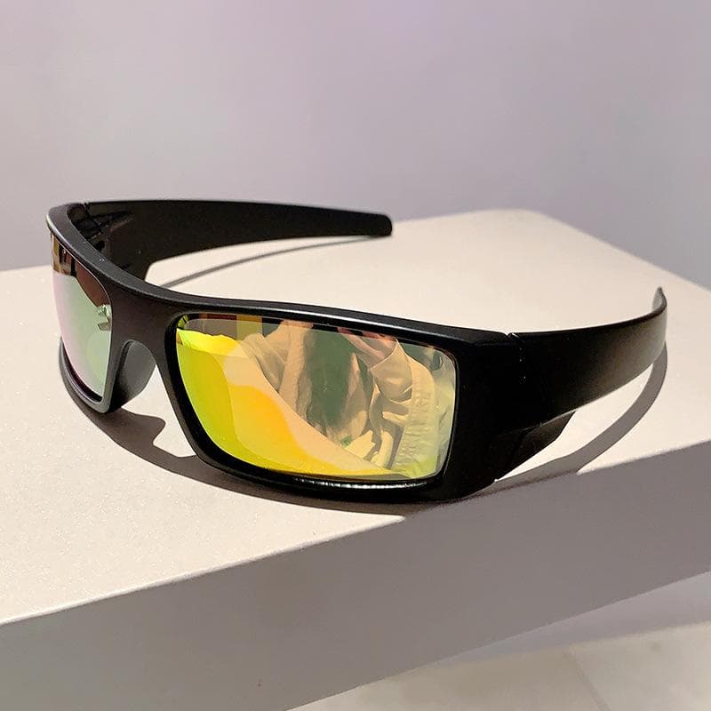 New Arrival Y2K Sunglasses for Women Men Trendy Riding Sun Glasses Oval Eyewear Protective UV Glasses