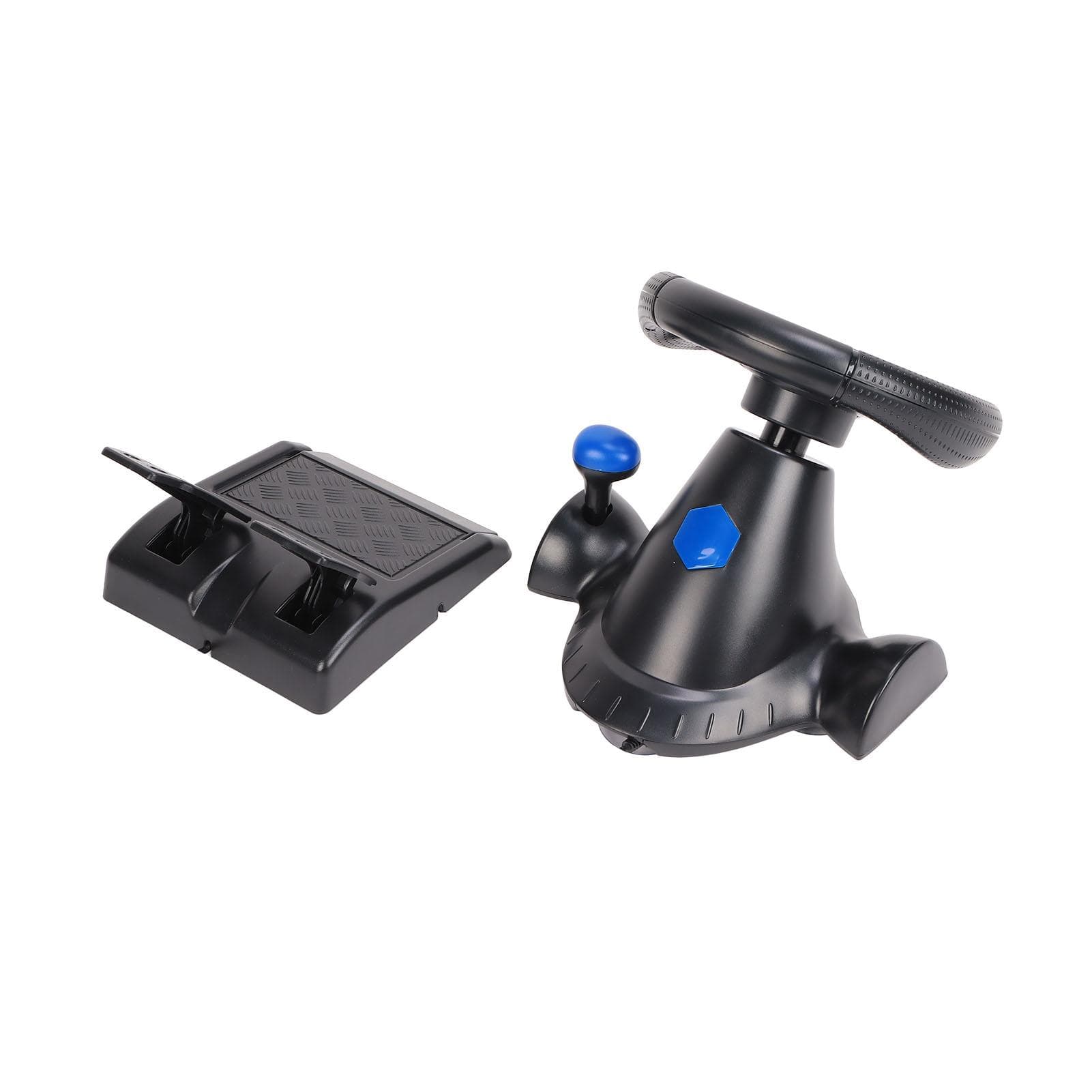 Game Steering Wheel 180 degrees Rotation 7 in 1 Vibration USB Racing Game Wheel with Pedal for PS4 PC