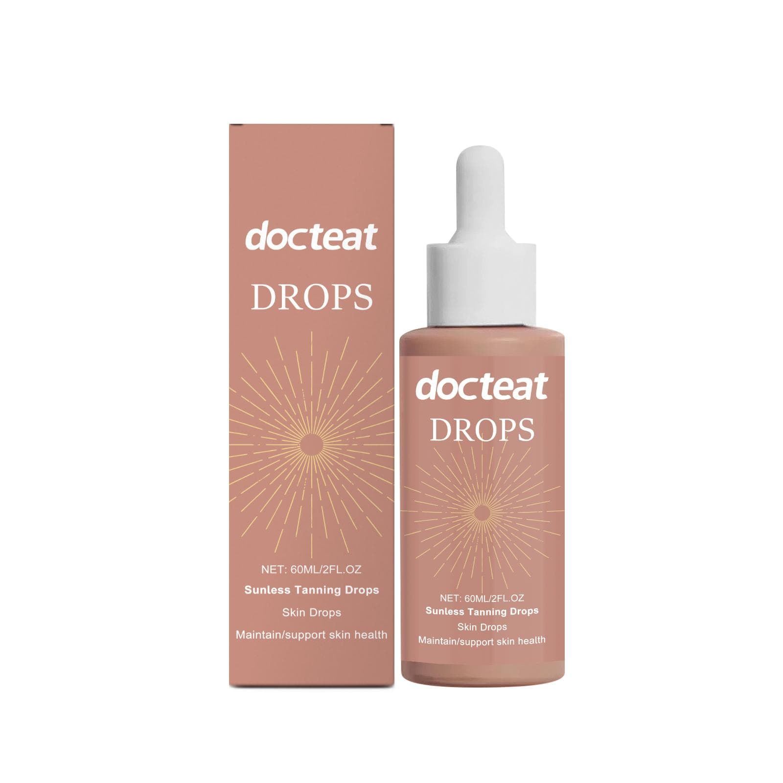 Docteat Herbal Tanning Supplement Drops Body Skin Care Tanning Hydrating Moisturizing Supplement Drops