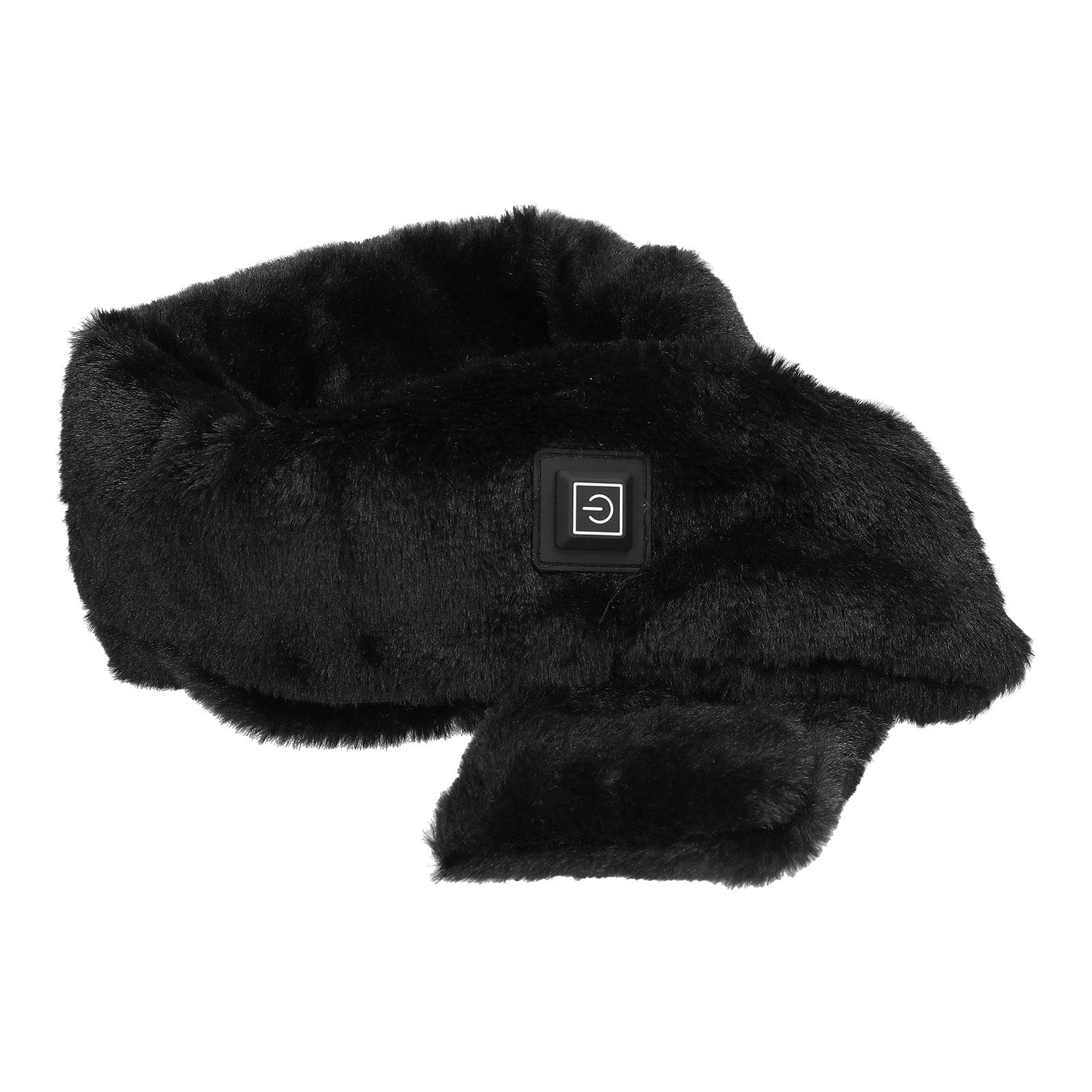 Electric Heated Scarf Winter Warm Neck Wrap Battery Powered Neck Heat Pad Washable with 3-Level black