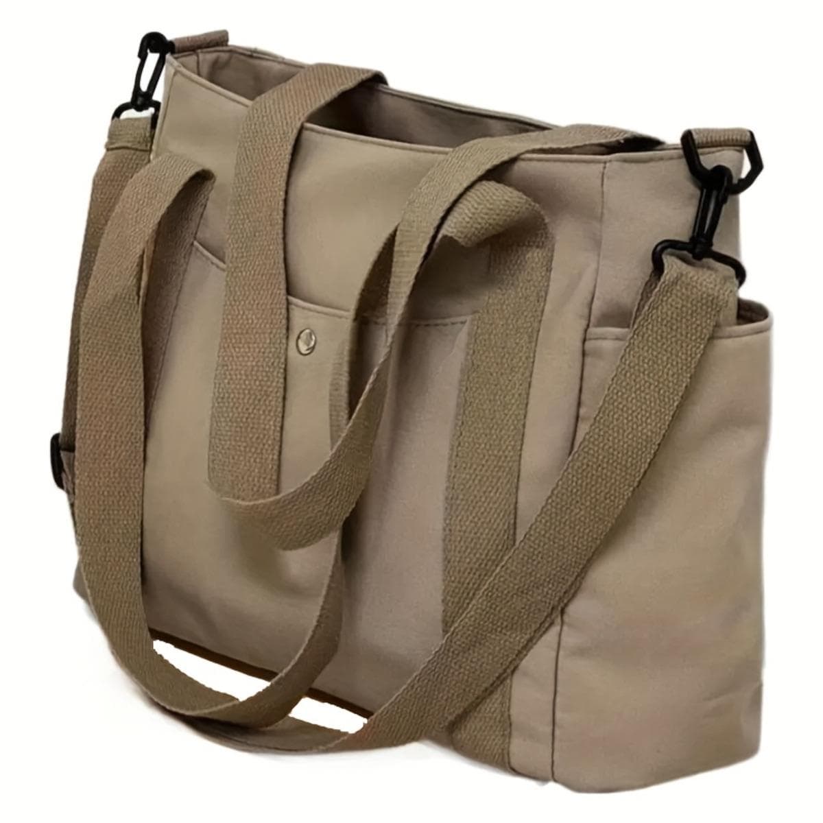 Large Capacity Canvas Shoulder Bag, Daily Tote Bag, Multifunctional Women's Shoulder Bag, Handbag Shoulder Bag khaki