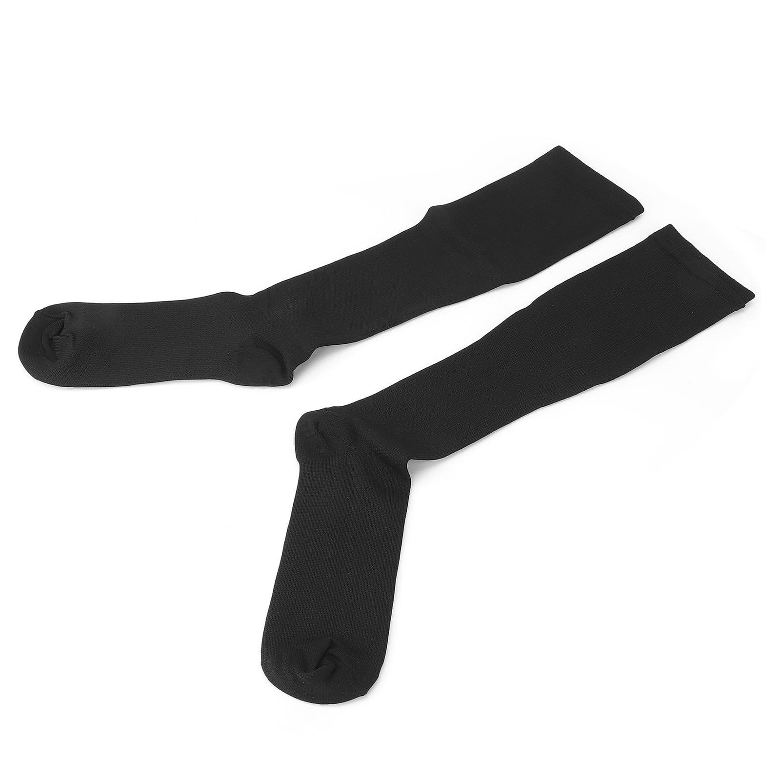 Compression Socks Elastic Soft Breathable Running Sports Socks for Men Women BlackSM S M