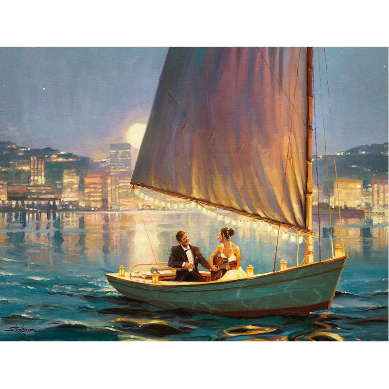 Full Drill Diamond Painting Lovers 5D DIY Diamond Embroidery Cross Stitch 20X30CM