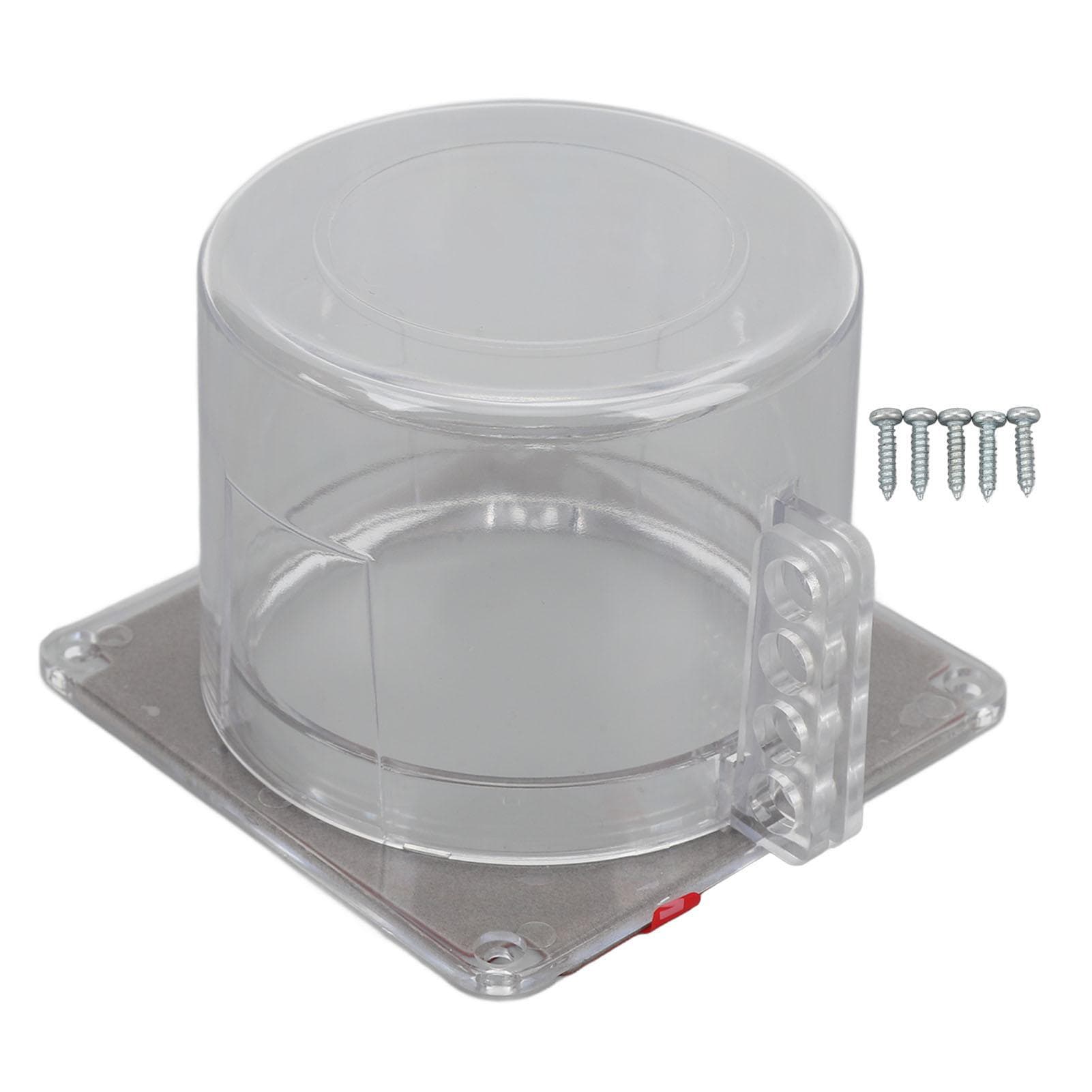 Emergency Stop Button Cover Lockout Transparent Visual Plastic Stop Push Button Protection Cover