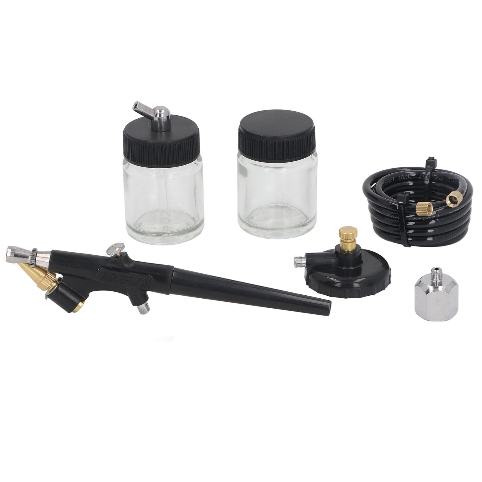 Cordless Airbrush Kit Portable Mini for Nails Model Painting Cake Decorating Single Action Lower