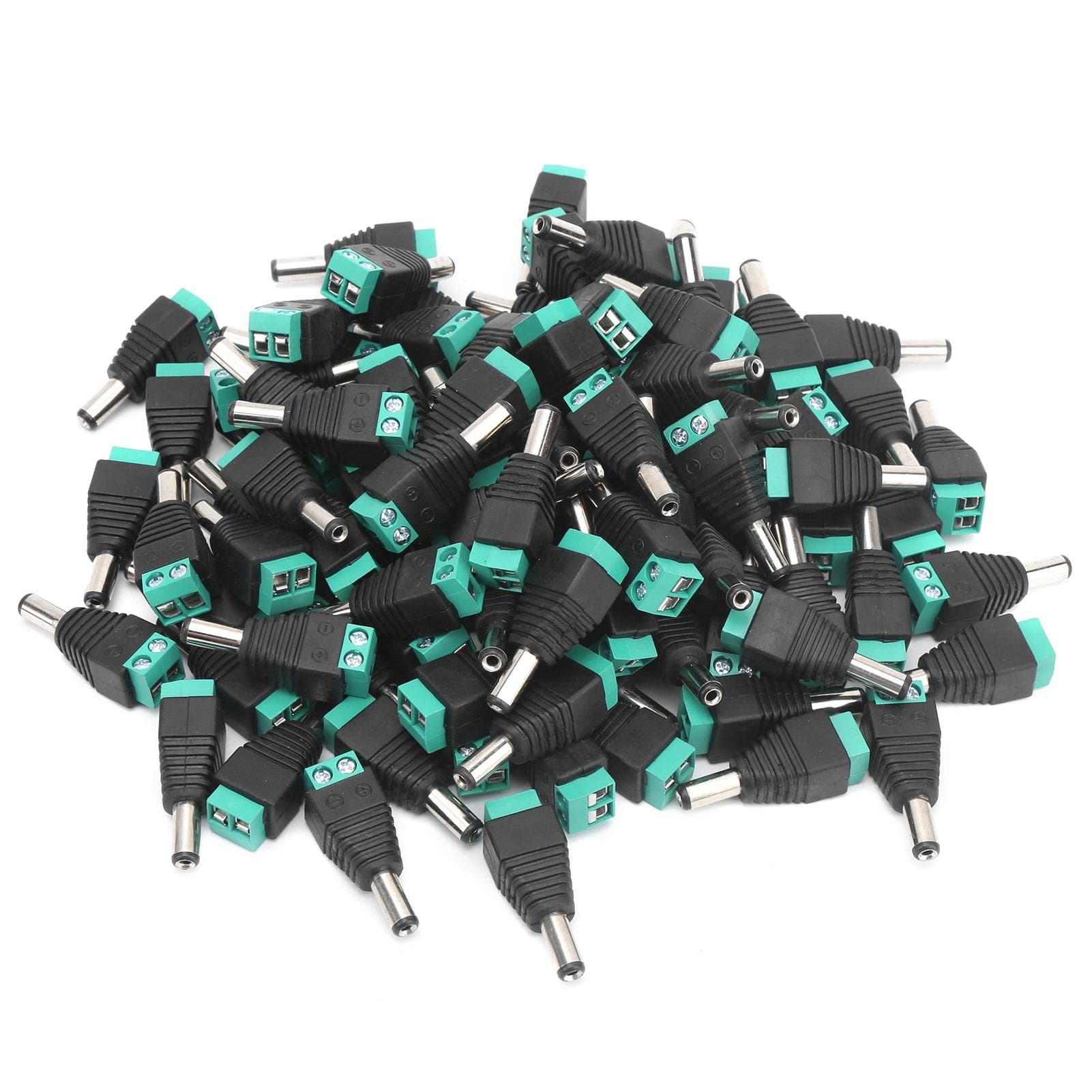 100Pcs Male Binding Post DC Power Connector Monitoring Terminal Power Plug Block 80W 12V?36V