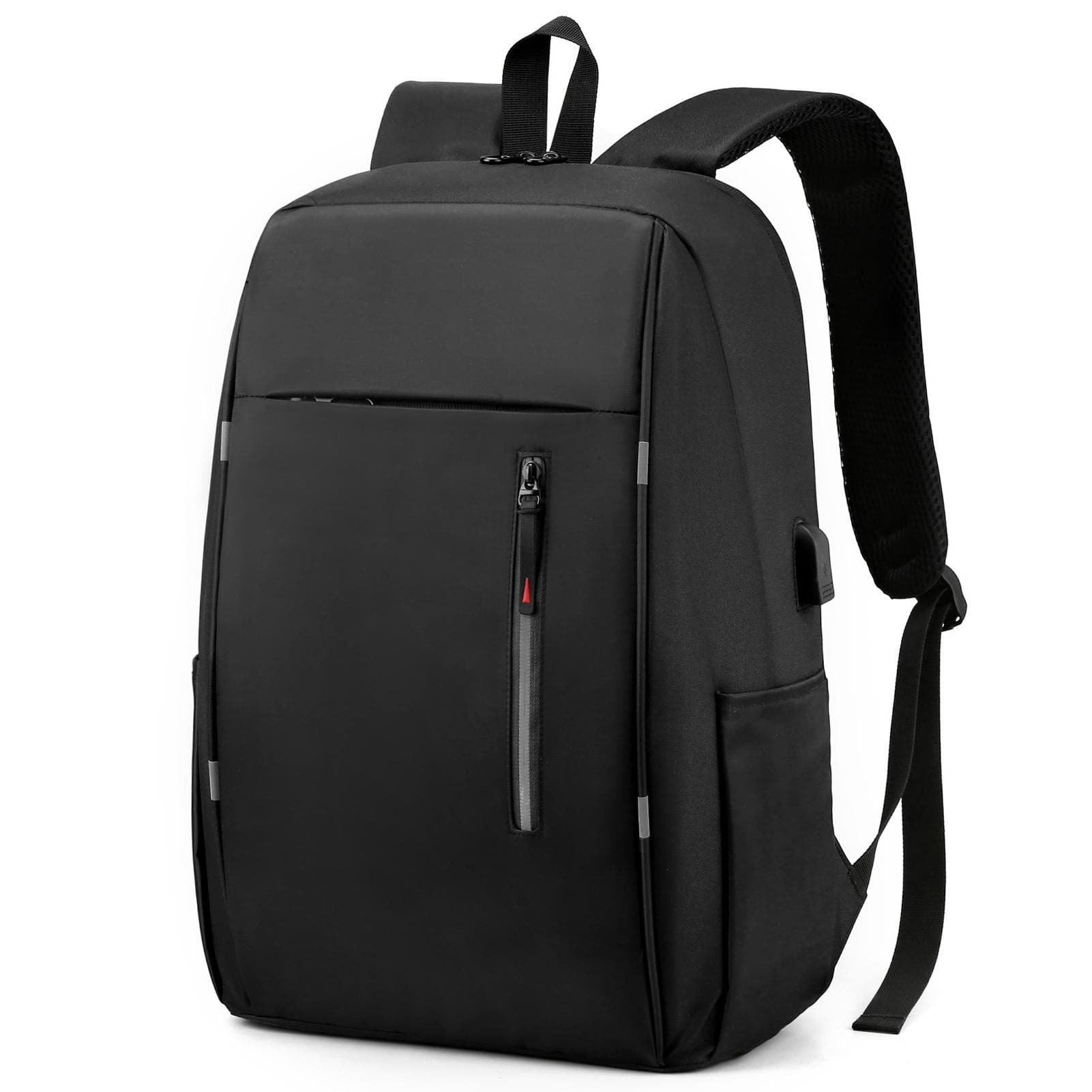 Laptop Backpack Women Men Shoulders Bag for College Travel Trip Business Fits Up to 15.6 inches Type 2 black