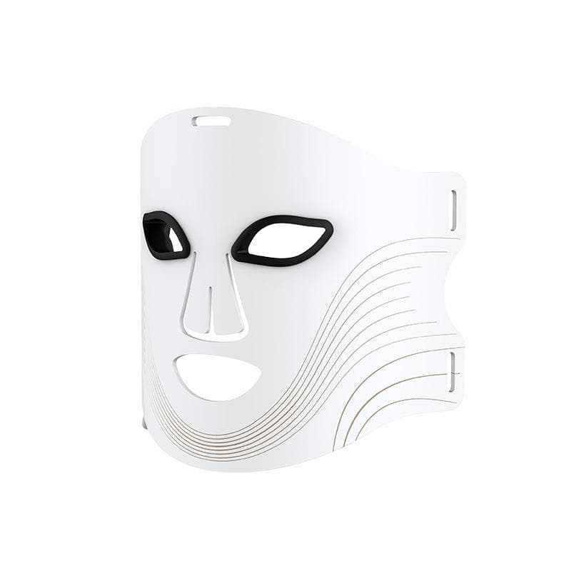 LED Spectrum Mask 7 Color Light Silicone Mask Beauty Instrument Photon Rejuvenation Beauty Mask Instrument Cross-border white