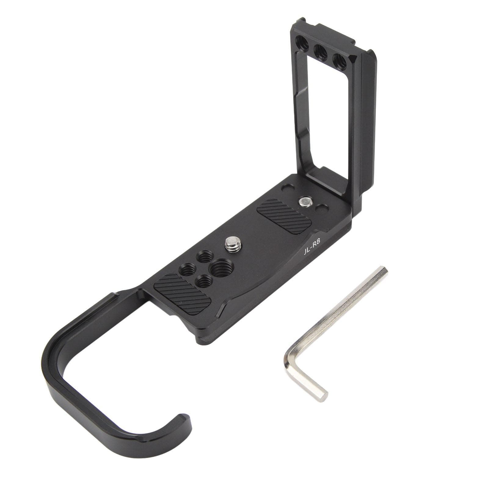 Camera L Bracket Aluminum Alloy CNC Machining Surface Anodizing Quick Release Plate for R8 Camera