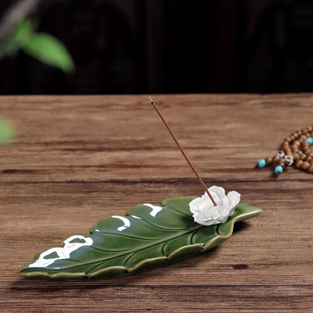 Handmade Lotus Ceramic Incense Holder Incense Burner