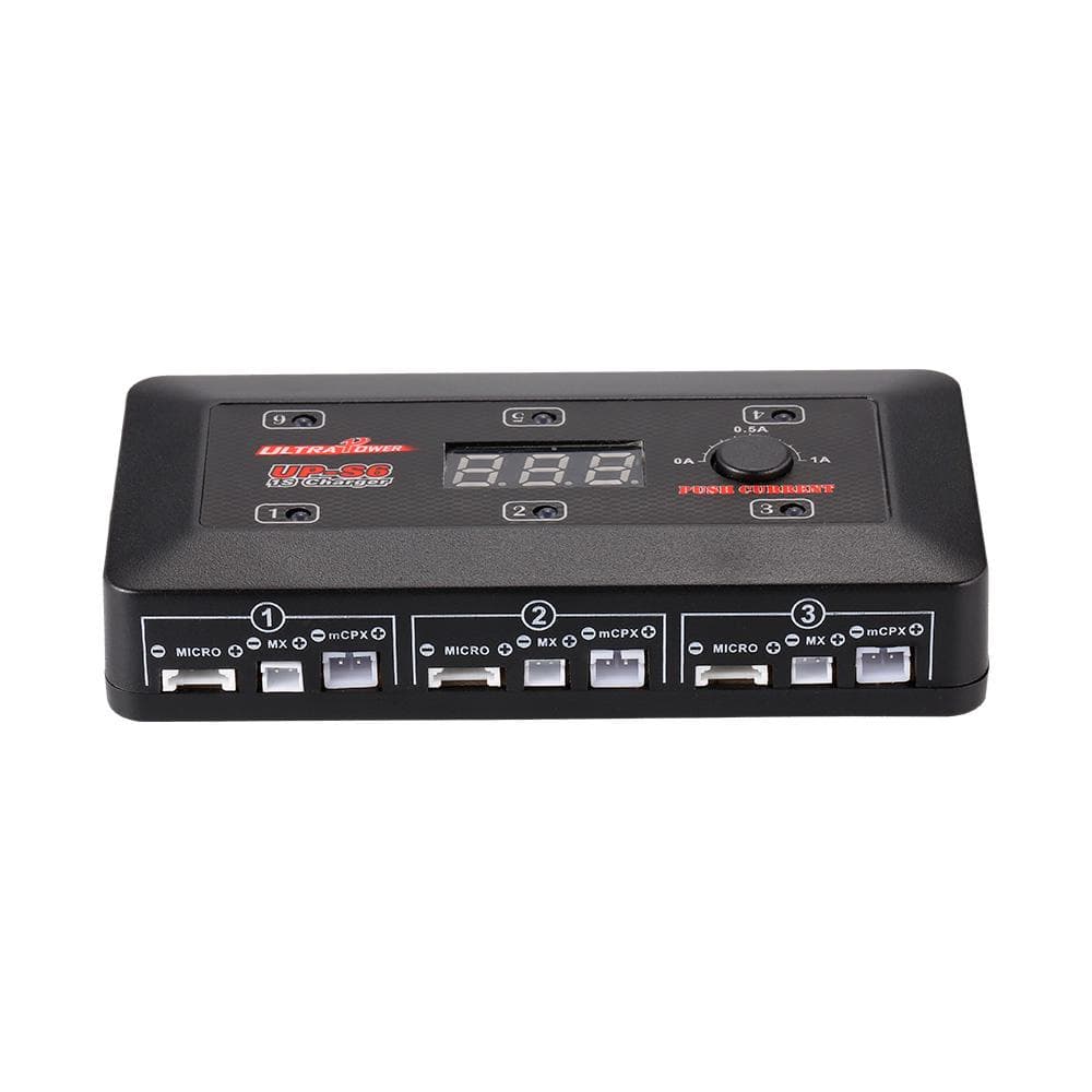 Ultra Power UP-S6 1S Lipo LiHv Battery Charger with MICRO MX mCPX USB NICE black