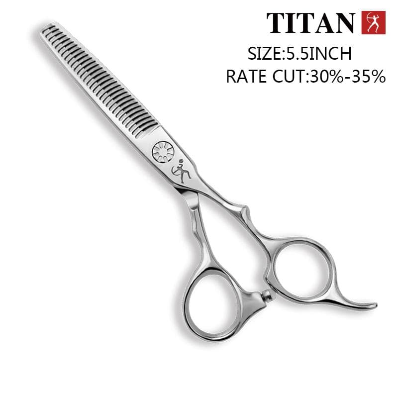 TITAN Hairdressing Scissors Professional Barber Cut Hair Tool 5.5inch 6.0inch JAPAN vg10 stainless steel 6.0inch