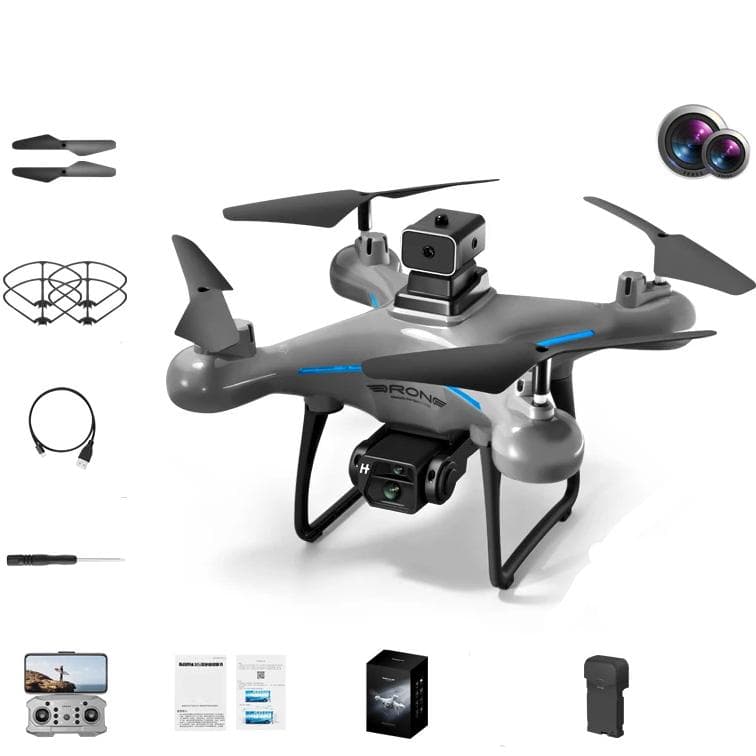 KY102 Drone HD ESC Dual-Camera Aerial Photography 360 Obstacle Avoidance Optical Flow Four-Axis RC Aircraft Kids Toys Gift 1 battery