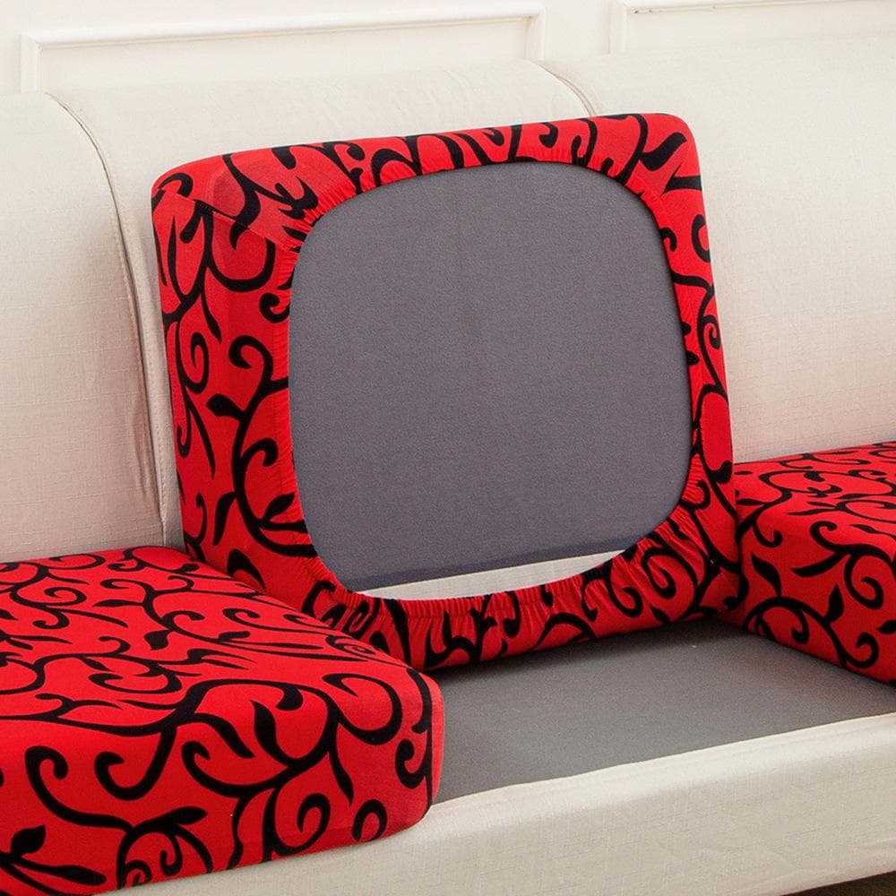 Printed Sofa Cushion Cover Elastic for Living Room Corner Couch Cover Stretch 1/2/3/4 Seater Elasticity Sofa Case Seat Slipcover Extra Large-4