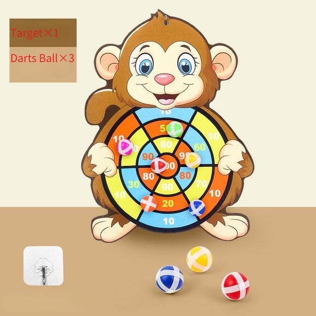 Kids Dart Board Target Sticky Ball Toys Educational Toys Children Party Indoor Throw Sports Game Toys Boys Gifts