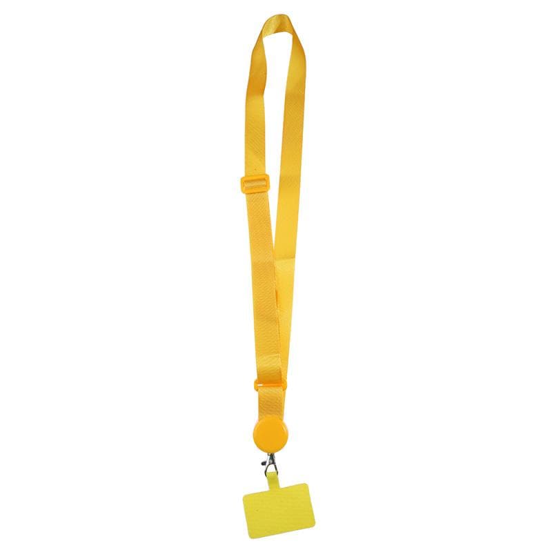 Universal Mobile Phone Lanyard Detachable Anti Loss Lanyard Neck Rope Pendant for Mobile Phone Case Detachable Lanyard Patch yellow