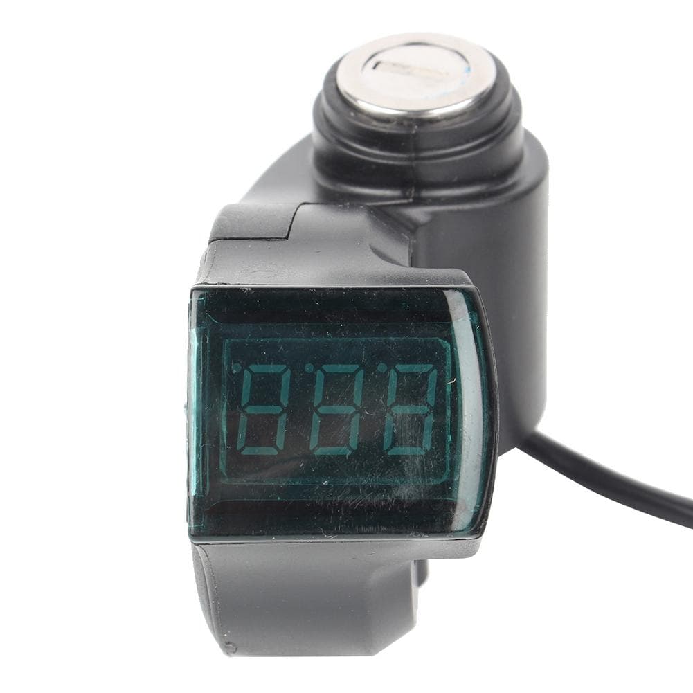 Throttle Voltmeter with Digital Voltage Display and Lock for 1299V E Bike Scooter Tricycle