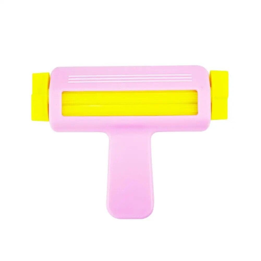 Texture Roller Paper Craft Tools Paper Crimper Paper Quilling Tool Wave Shaper Making Tool for DIY Arts Crafts Scrapbooking pink