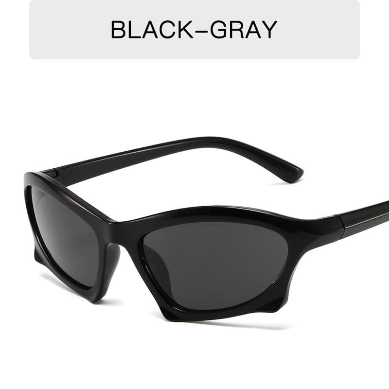 New Steampunk Cycling Sunglasses Women Men UV400 Silver Mirror Shades Punk Goggle Designer Sports Eyewear As shown in figure