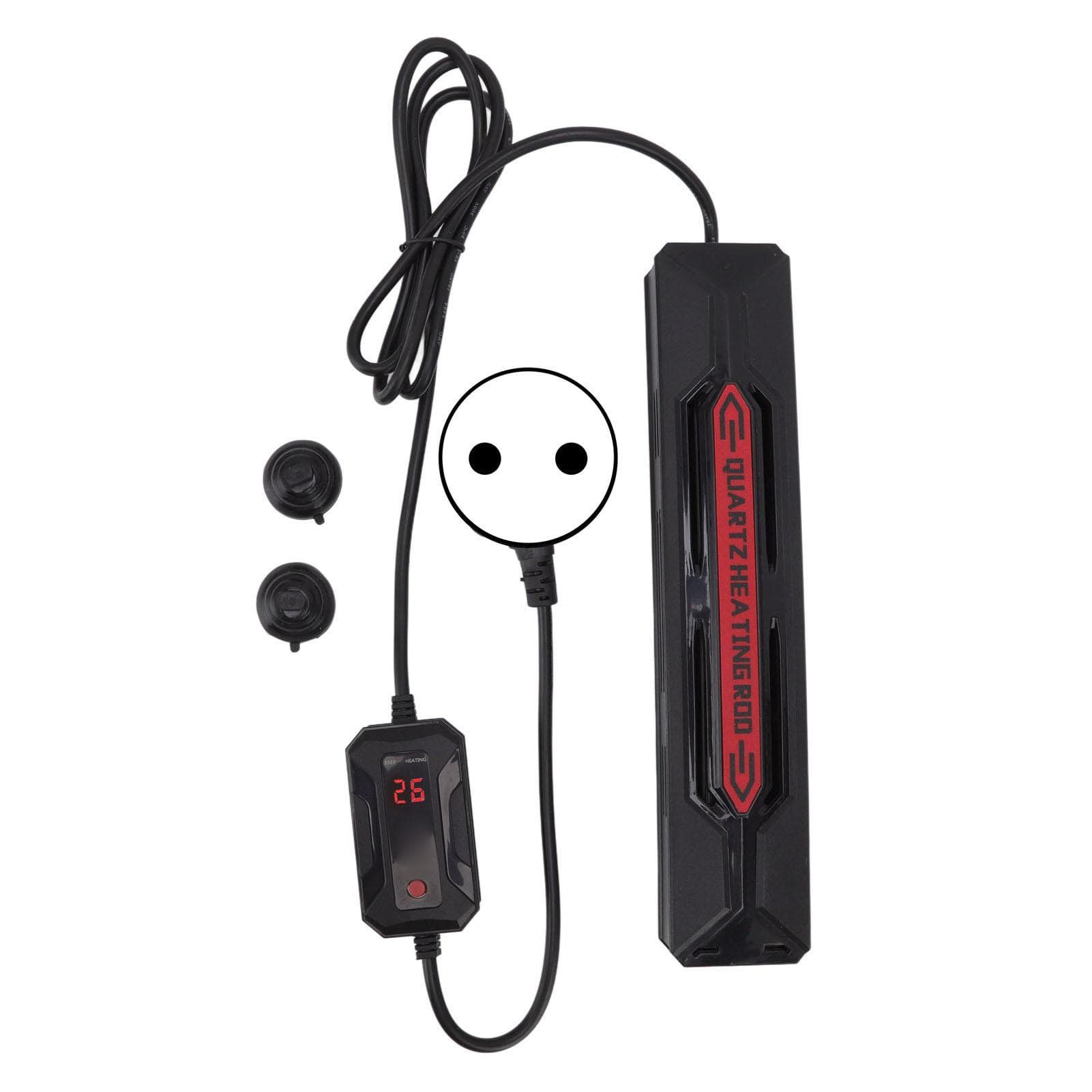 800W Aquarium Heater Explosion Proof Aquarium Quartz Heating Rod with LED Temperature Display UK