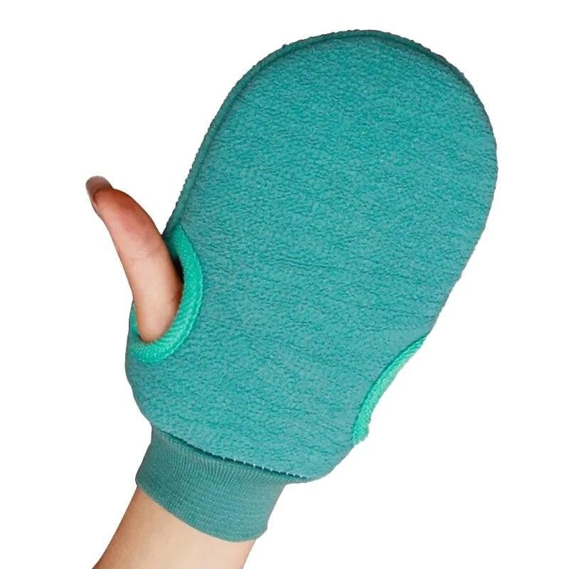 1PC Bath For Peeling Exfoliating Body Cleaning Scrub Mitten Rub Gloves For Shower Body Brush Towel SPA Foam Body Massage green