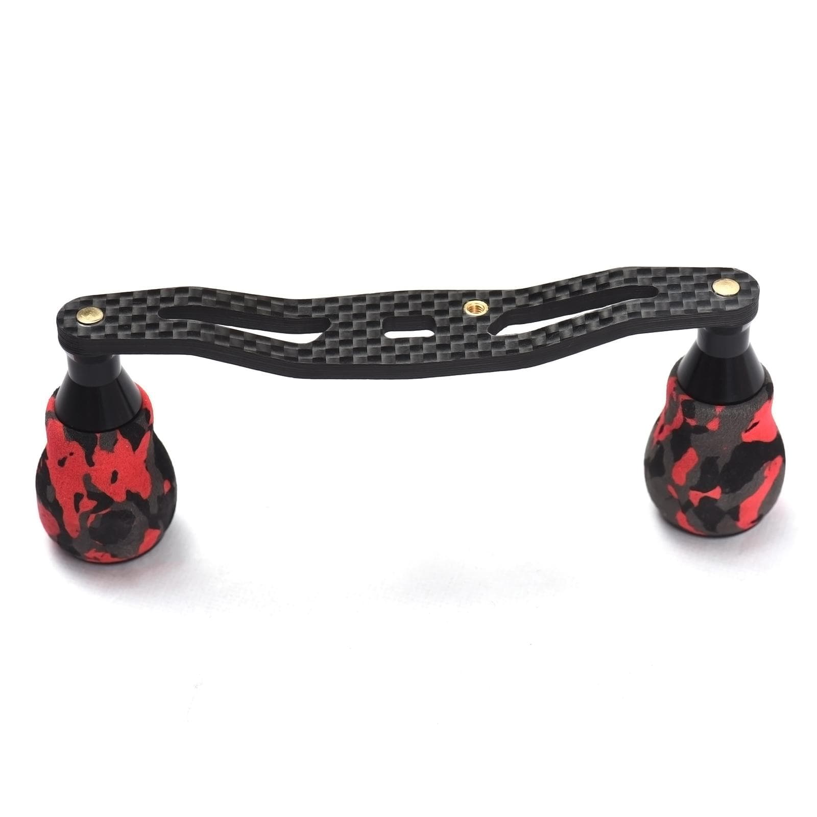LIXADA Carbon Baitcasting Trolling Reel Handle Left Right Ultralight Fishing Reel Crank camouflage/red