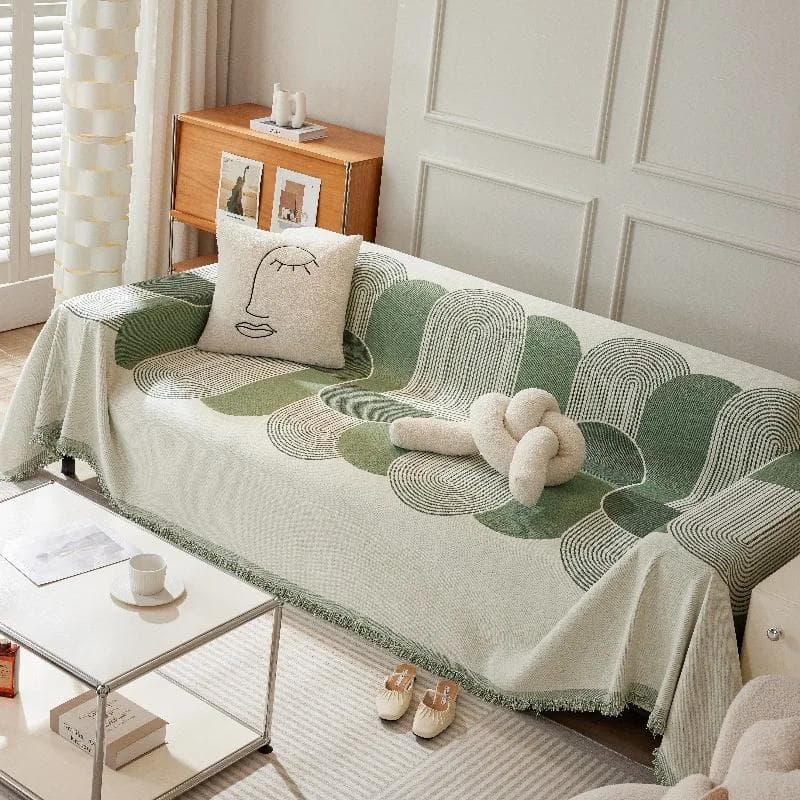 Bohemian Throw Blanket Soft Sofa Towel Four Seasons Universal Sofa Cover Dust-proof Sofa Seat Cushion Couch Cover Christmas Deco 180x90cm 1pcs
