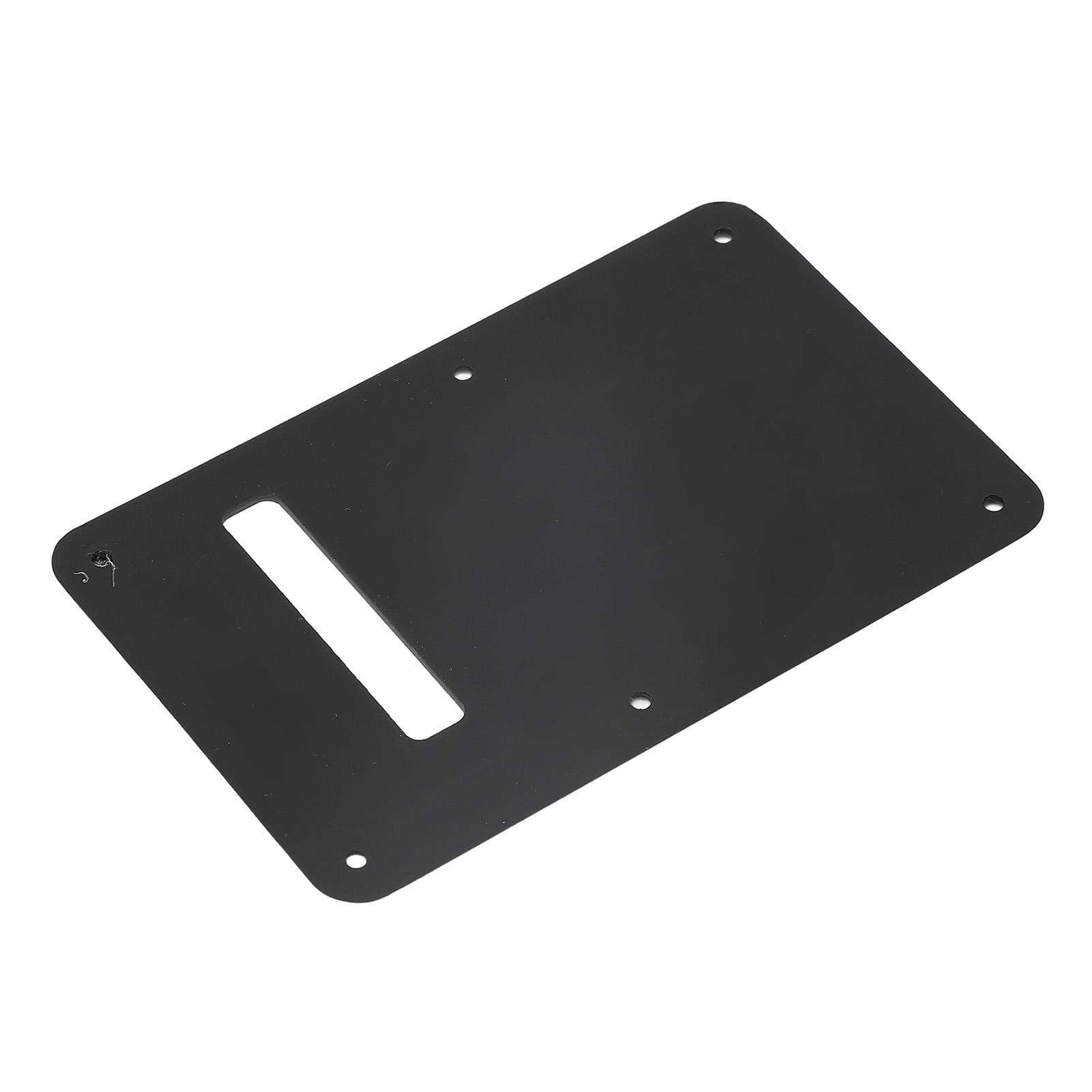 Guitar Back Plate Scratch Resistant Electric Guitar Tremolo Cavity Cover Backplate for ST SQ Black black