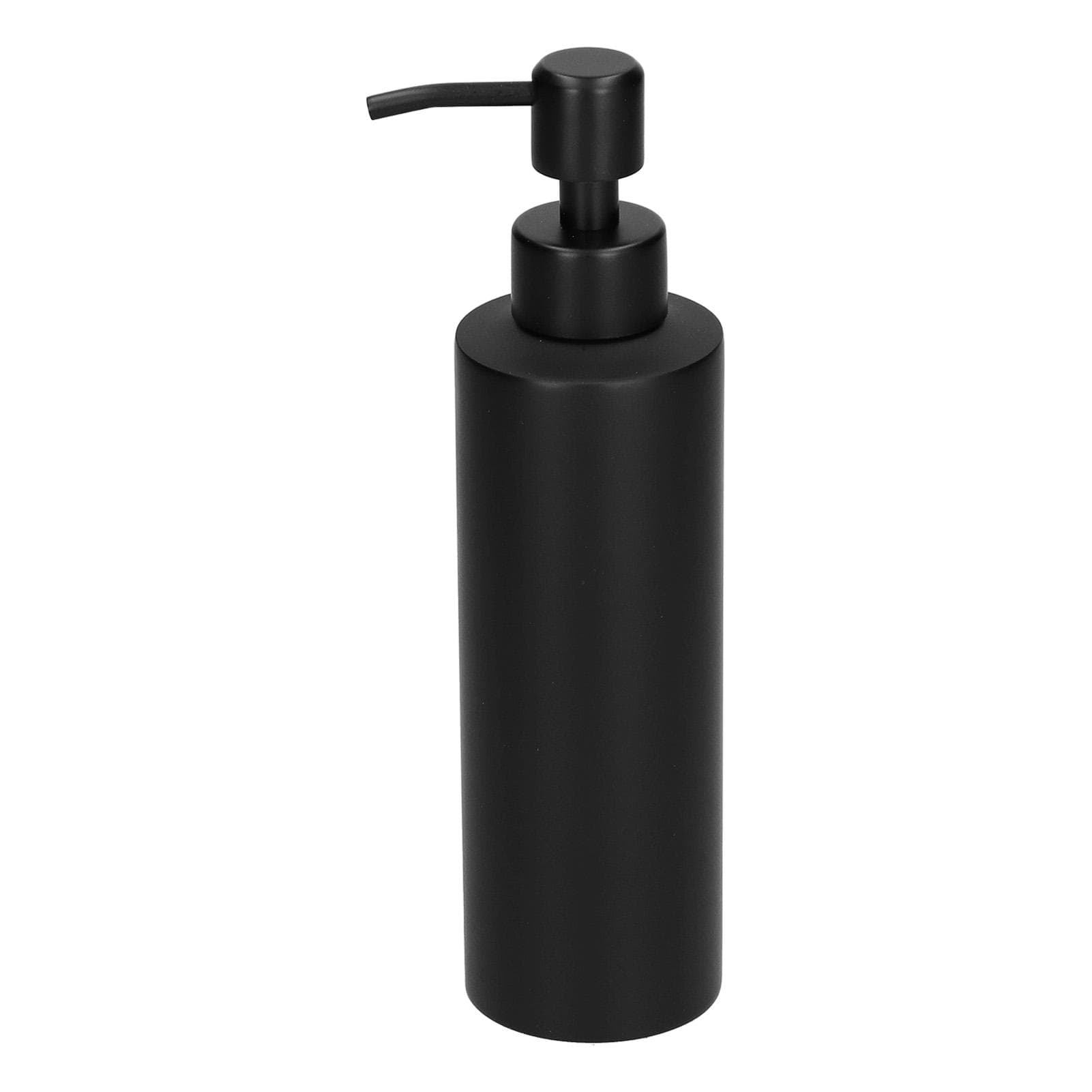 304 Stainless Steel Black Lotion Bottle Slim Soap Dispenser for Bathroom Home Hotel