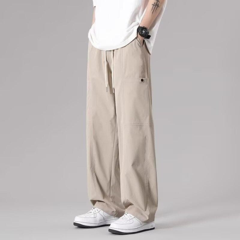Pants for Men In Summer Straight Loose Japanese Wide-leg Work Pants Casual Trousers for Men 5XL