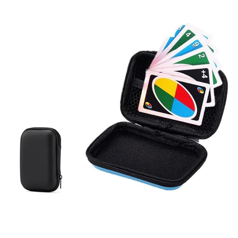 1Pcs Black Uno Storage Card Games Box Card Sleeves Board Game Tarot Three Kingdoms Poker Cards Protector Birthday Gifts black